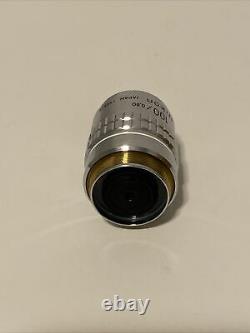 10788 Nikon 100x Microscope Objective Lens M Plan 100 / 0.80 Elwd 210/0
