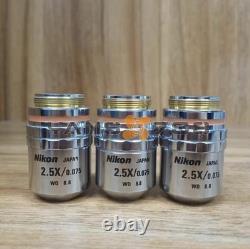 1PC Nikon 2.5X/0.075 CF Plan EPI microscope long distance brightfield objective