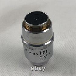 1PC Nikon M Plan 100X / 0.90 Microscope Lens Used ig #A6-9