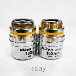 1PC Used Nikon CF Plan 10X/0.30 microscope objective