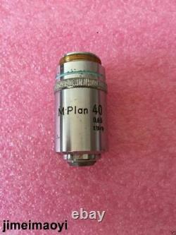 1PC Used Nikon M Plan 40X / 0.65 microscope objective