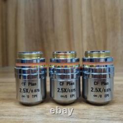 1PCS Nikon CF Plan 2.5X/0.075 EPI microscope long distance brightfield objective
