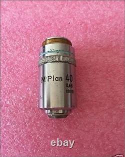 1Pc Used Nikon M Plan 40X / 0.65 Microscope Objective tc