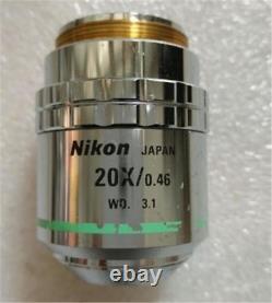 1Pc Used Nikon Metallographic Microscope Objective Cf Plan 20X/0.46 cv