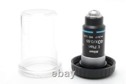 Almost Unused Nikon Microscope Objective E Plan 40x 0.65 From JAPAN