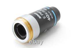 Almost Unused Nikon Microscope Objective E Plan 40x 0.65 From JAPAN