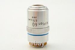 CLEAN GLASS Nikon M Plan 60x 0.70 ELWD Microscope Objective Lens 20.25mm 22548