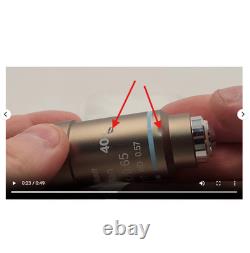 CLEAN Nikon Plan 40x/0.65 Microsco Objective Lens? /0.17 WD 0.57 for M25 34648
