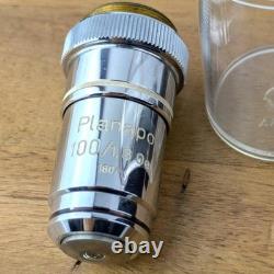 Carl Zeiss Planapo 100x / 1.3 Oel Microscope Objective Lens 160/- Vintage German