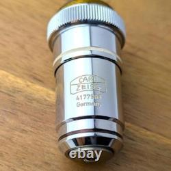 Carl Zeiss Planapo 100x / 1.3 Oel Microscope Objective Lens 160/- Vintage German