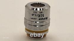 Clean Glass Nikon Cf Plan 10/0.30? /0 Epi Microscope Objective Lens 34053