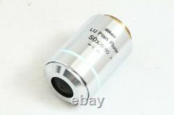 Clean Glass Nikon LU Plan Fluor 50X/0.80 BD? /0 Microscope Lens 3669