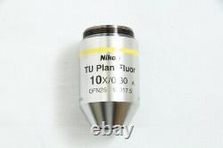 Clean Glass Nikon TU Plan Fluor 10X/0,30 Epi? /0 WD 17,5 microscope objective