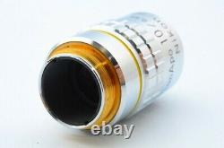 Ex CLEAN GLASS! Nikon Plan APO 10/0.45 MICROSCOPE OBJECTIVE Lens 20.25mm 20982