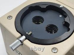 Ex CLEANGLASS OLYMPUS SZH10 STEREO ZOOM MICROSCOPE BODY WITH FOCUS DRIVE 29642