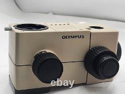 Ex CLEANGLASS OLYMPUS SZH10 STEREO ZOOM MICROSCOPE BODY WITH FOCUS DRIVE 29642