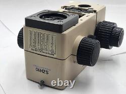 Ex CLEANGLASS OLYMPUS SZH10 STEREO ZOOM MICROSCOPE BODY WITH FOCUS DRIVE 29642