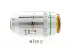 Exc+5 Nikon Plan Apo 20x 0.65 160/0.17 Microscope Objective Lens From JAPAN
