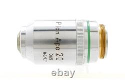 Exc+5 Nikon Plan Apo 20x 0.65 160/0.17 Microscope Objective Lens From JAPAN