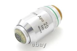 Exc+5 Nikon Plan Apo 20x 0.65 160/0.17 Microscope Objective Lens From JAPAN