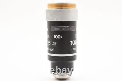 Exc+5Nikon Microscope Objective E Plan 100x/1.25 Oil? /0.17 WD 0.23 LENS