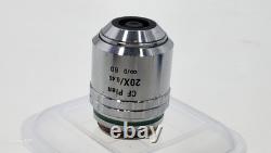 Exc NIKON CF PLAN 20X/0.46 BD MICROSCOPE OBJECTIVE LENS for M27 33878