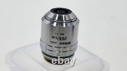 Exc NIKON CF PLAN 20X/0.46 BD MICROSCOPE OBJECTIVE LENS for M27 33878