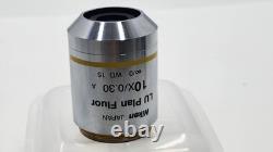 Exc NIKON LU PLAN FLUOR 10x Microscope Objective 10x/0.30 A? /0 BD M32 33412