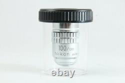 Exc + + Nikon M Plan 100x/0.80 ELWD 210/0 Microscope Lens from Japan 2370