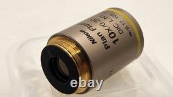 Exc Nikon Microscope Objective Lens Plan Fluor 10x/0.30 DIC L/N1 for M25 34649