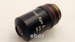 Exce Nikon Plan APO 4x / 0.16 160mm TL Microscope Objective Lens for RMS 34078