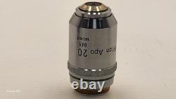 Exce Nikon Plan Apo 20x / 0.65 160mm 0.17 Microscope Objective Lens RMS 34080