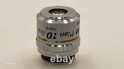 Excellent NIKON 10X M PLAN MICROSCOPE OBJECTIVE LENS 10/0.21 SLWD 210/0 34052