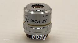Excellent NIKON 10X M PLAN MICROSCOPE OBJECTIVE LENS 10/0.21 SLWD 210/0 34052