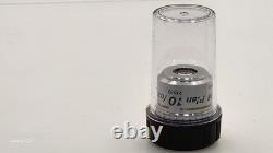 Excellent NIKON 10X M PLAN MICROSCOPE OBJECTIVE LENS 10/0.21 SLWD 210/0 34052