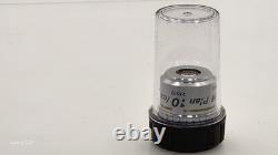 Excellent NIKON 10X M PLAN MICROSCOPE OBJECTIVE LENS 10/0.21 SLWD 210/0 34052