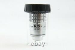 Excellent + + Nikon Plan 100X/1,25 160 mm öil DIC Microscope Lens 2039