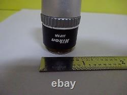 Microscope Optical Part Nikon Japan Objective Plan 100x Optics As Is Bin#x7-15