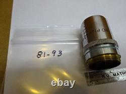 Microscope Part Nikon Japan DIC Objective 40x Bd Plan Optics As Is #81-93