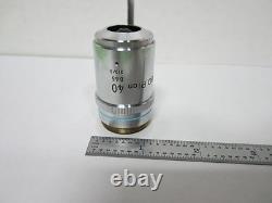 Microscope Part Nikon Japan Objective Bd 40x Plan Optics As Is Bin#l8-11
