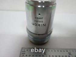 Microscope Part Nikon Japan Objective Bd 40x Plan Optics As Is Bin#l8-11