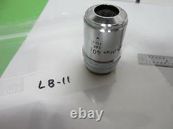 Microscope Part Nikon Japan Objective Bd 40x Plan Optics As Is Bin#l8-11