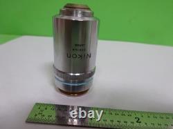 Microscope Part Nikon Objective M Plan 40x Optics As Is Bin#72-50