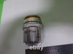Microscope Part Objective Nikon Japan Bd 5x Plan Optics As Is #af-e-06