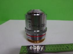 Microscope Part Objective Nikon Japan Bd 5x Plan Optics As Is #af-e-06