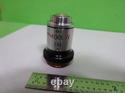 Microscope Part Objective Nikon M100 Plan Japan Optics As Is Bin#y5-k-04