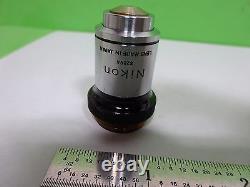 Microscope Part Objective Nikon M100 Plan Japan Optics As Is Bin#y5-k-04