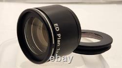 Mint Nikon ED Plan 1x Microscope Objective Lens for Stereo Microscope 34666