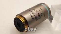 Mint Nikon Microscope Objective Plan Fluor 40x 0.75 DIC M? /0.17 WD RMS