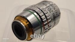 Mint Nikon Plan Apo 20x / 0.75 160/0.17 Microscope Objective Lens RMS 34021